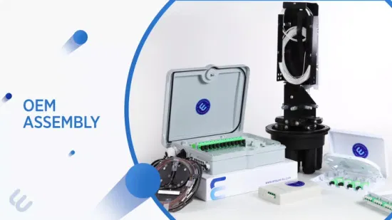 1X4, 1X8, 1X16 Caja de terminales de fibra óptica ABS impermeable para exteriores para caja de conexiones de redes de telecomunicaciones FTTH CATV