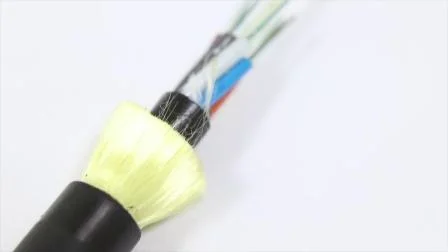 Todo el cable de fribra óptica aéreo ADSS de la chaqueta doble de la armadura del hilo de aramida dieléctrico